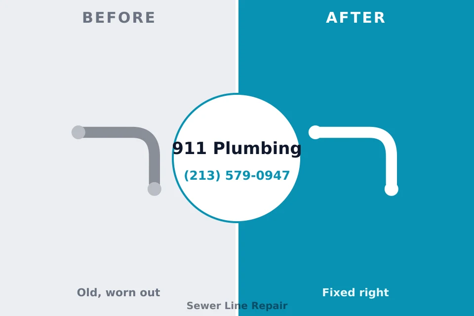 Before and after: plumbing company Wyoming, MI